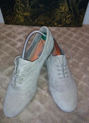 Туфли бежевого цвета фирмы  street super shoes, германия1 фото
