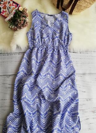 Сукня, сарафан в пол esmara, котон 100%, в крутий принт3 фото