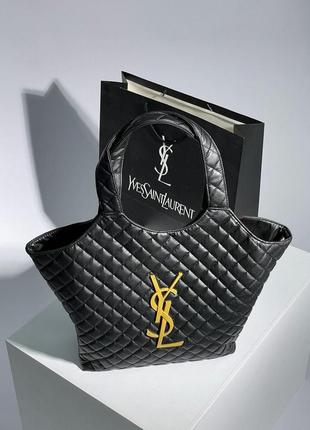 Сумка yves saint laurent icare maxi shopping bag in quilted lambskin6 фото