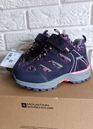 Ботинки на девочку mountain warehouse (16.5 см./17.3 см)3 фото