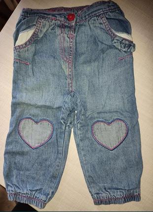 Теплые джинсы george 80