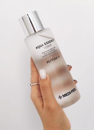 Тонер-эссенция с пептидами и гиалуроновой кислотой medi-peel peptide 9 aqua essence toner1 фото