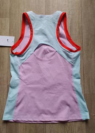 Майка nike court dri-fit slam tank pink
женская теннисная майка спортивная форма футболка юбка шорты новая оригинал8 фото