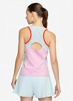 Майка nike court dri-fit slam tank pink
женская теннисная майка спортивная форма футболка юбка шорты новая оригинал2 фото