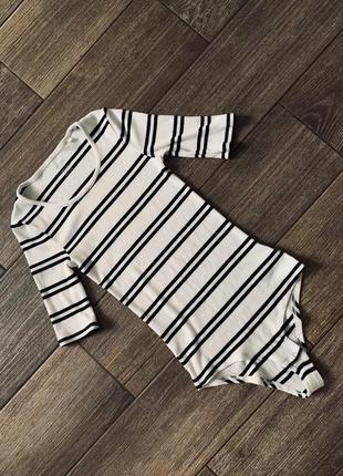 Боді кофточка в смужку віскоза-еластан!