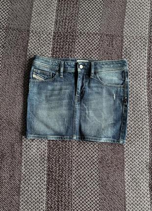 Diesel denim division vintage skirt юбка мини женская оригинал бы у