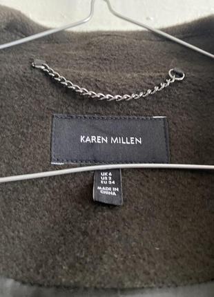 Пальто из шерсти мериноса karen millen6 фото