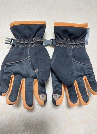 Якісні стильні брендові рукавички на флісі inoc4 фото