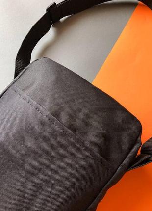Сумка reebok черного цвета / мужская спортивная сумка через плечо рибок / барсетка reebok6 фото
