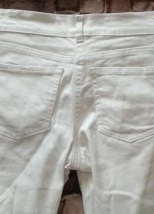 Стрейчевые белые джинсы, женские скинни5 фото
