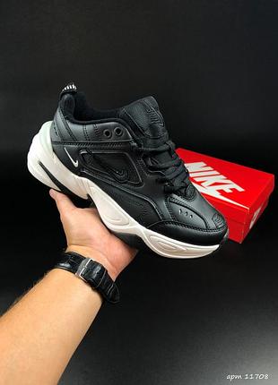 Кросівки nike m2k tekno  чорні з білим
