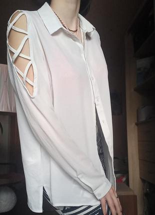 Блуза с открытыми плечами3 фото