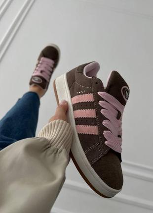 Кросівки adidas campus 00s brown / pink8 фото