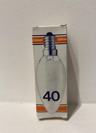 Osram 40 w e14 матова лампа розжарювання