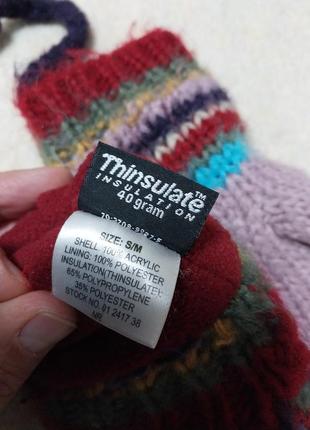 Теплі стильні брендові рукавички  бренду thinsulate3 фото