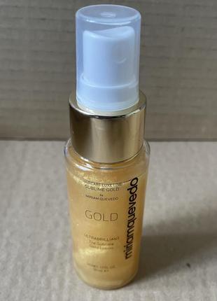 Miriam quevedo sublim gold lotion спрей для придания блеска с золотом для волос 100ml