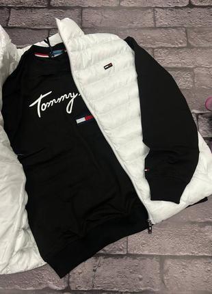 Жіночий сет tommy hilfiger (жилетка+світшот)