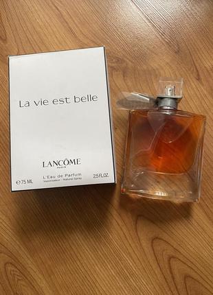 Женские духи lancome la vie est belle (тестер) 75 ml.