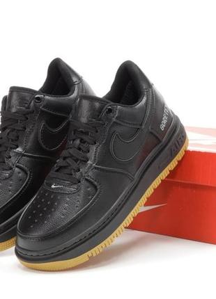 Чоловічі зимові термо кросівки nike air force 1 luxe gore-tex (41-45)