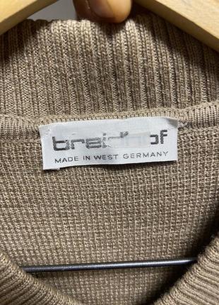 Винтажный свитер кардиган немецкий  made in west germany4 фото