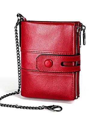 Шкіряний гаманець із натуральної шкіри