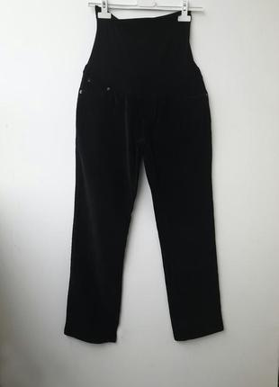 Черные вельветовые штаны для беременных вельветки вельветовые брюки