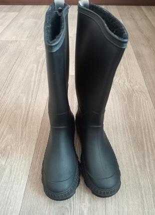 Сапоги резиновые утепленные сапожки резиновые для мальчика р.30