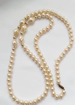 Намисто під жемчуг 85 см буси вінтажні