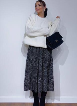 Светр теплий осінь-зима білий