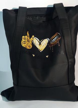 Красивая женская сумка из экокожи4 фото