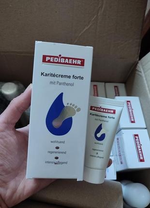 Крем с пантенолом для ног karitecreme forte, распив pedibaehr