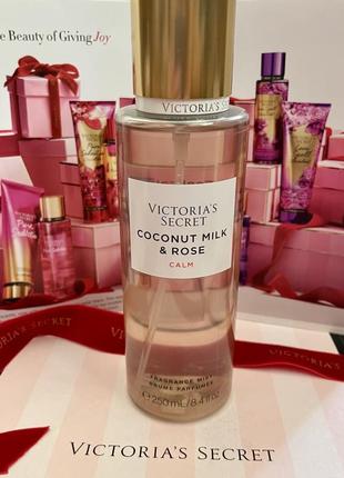 Victoria's secret coconut milk and rose fragrance mist1 фото