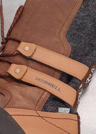 Шкіряні сапожки merrell4 фото