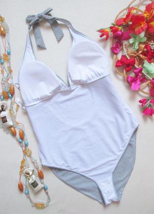 Шикарный слитный фактурный купальник батал в полоску primark 🌺🌴🌺5 фото