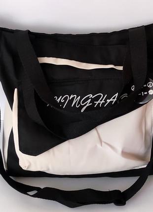 Нейлоновая стильная женская сумка2 фото
