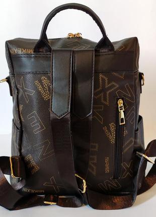 Модний новий міський рюкзак стильний м'яка шкіра3 фото