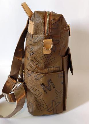 Модный новый городской рюкзак стильная мягкая кожа7 фото