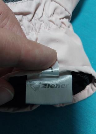 Качественные стильные непродуваемые теплые перчатки немецкого бренда ziener