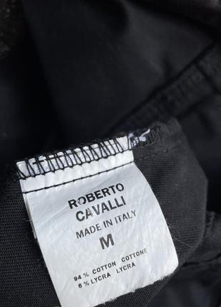 Джинсовая черная куртка roberto cavalli7 фото