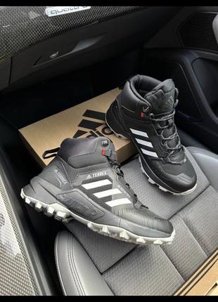 Adidas terrex swift r termo black light gray1 фото