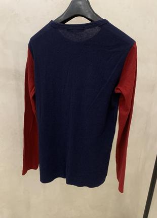 Лонгслив кофта свитер polo ralph lauren синяя мужская6 фото