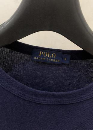 Лонгслив кофта свитер polo ralph lauren синяя мужская3 фото