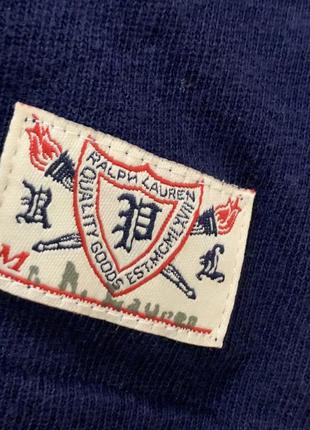 Лонгслив кофта свитер polo ralph lauren синяя мужская 5