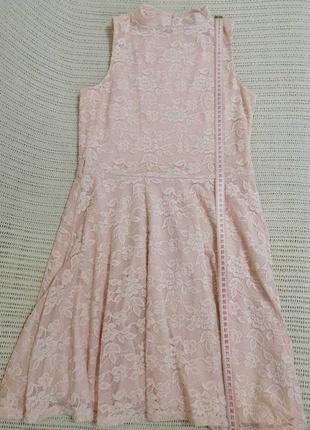 Сукня гіпюрова з підкладкою квітковий орнамент6 фото