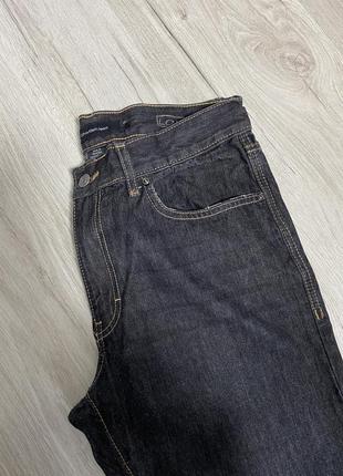 Темные графитовые джинсы прямые2 фото