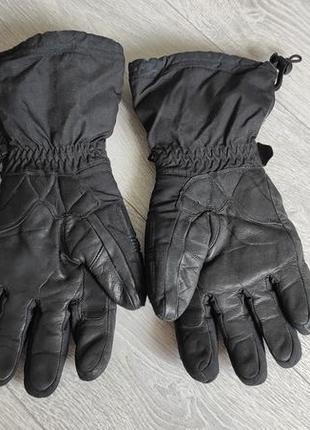 Зимові  мото перчатки рукавиці ixs чоловічі l hipor шкіряні5 фото