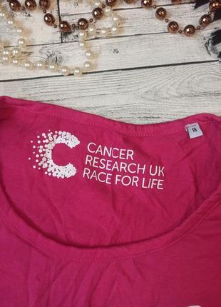 Яскрава рожева омбре футболка race for life3 фото