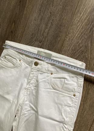 Max&co s/m новые светлые белые зауженные летние джинсы брюки5 фото