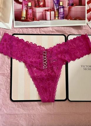 Кружевные трусики victoria's secret оригинал