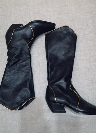 Ексклюзив! козаки, шкіра, італія oxitaly, 35р